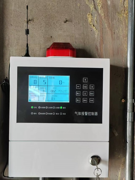 锅炉房可燃气体报警器安装,泄漏报警,联动风机